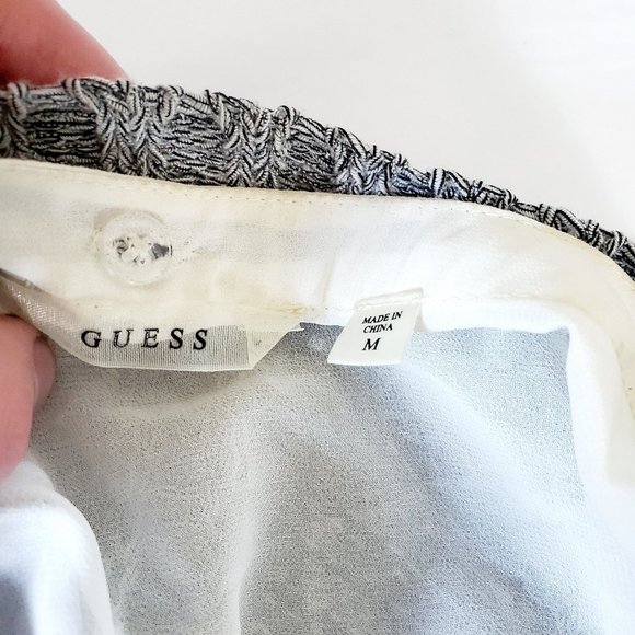 GUESS Knit Layered Wool Cardigan - Picture 7 of 11